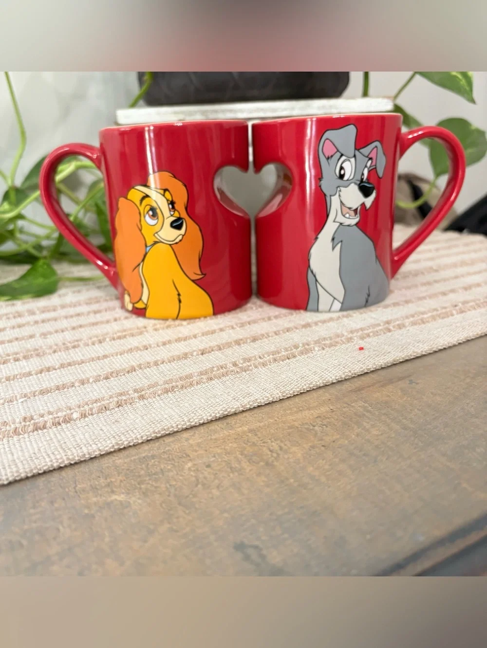 Disney Lady and the Tramp Coffee Mugs / Cups